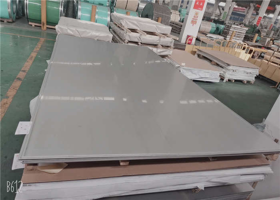 Folha de aço inoxidável de prata laminada a quente 316L 1000mm-2000mm ±0,02mm Tolerância