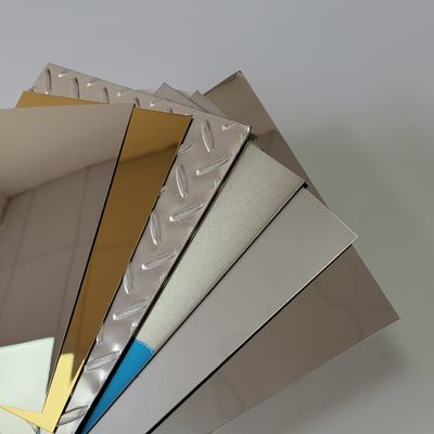 qualidade  BA HL 304 Stainless Steel Plate 1000mm-6000mm Length ±0.02mm Tolerance fábrica