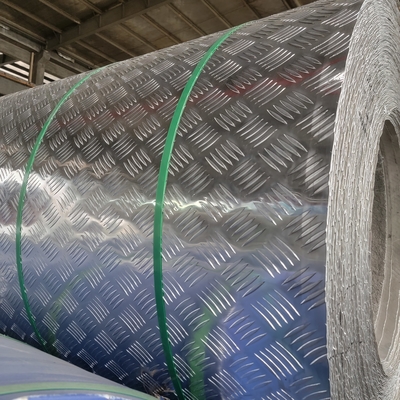 1090 0,8 mm Stucco Embossed Aluminium Coil para iluminação